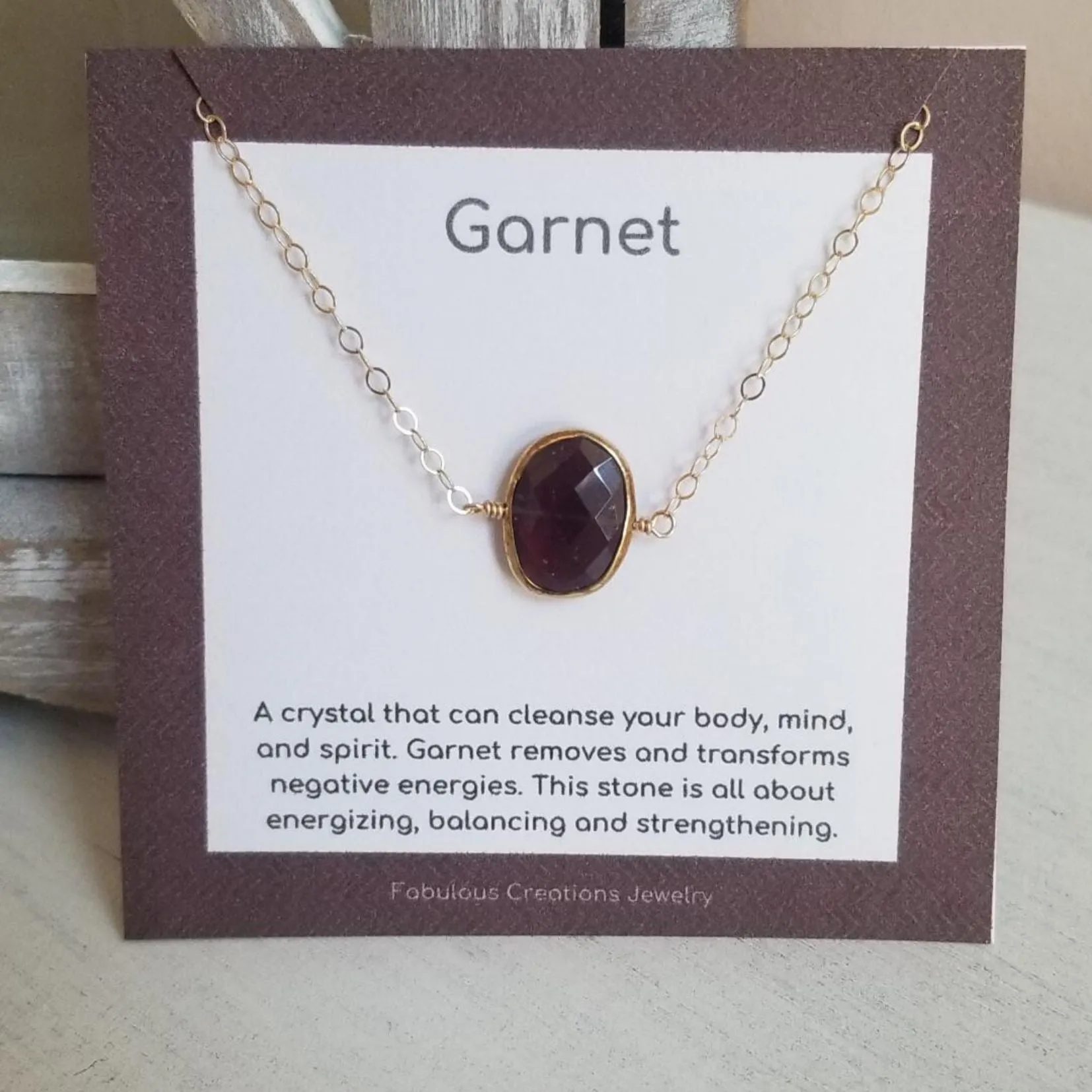 Gold Garnet Bracelet, January Birthstone Bracelet