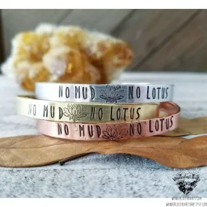 No mud No lotus cuff