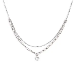 Nova Sparks Silver Necklace
